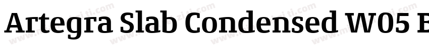 Artegra Slab Condensed W05 Bold字体转换